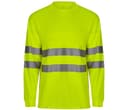 VELILLA TEE-SHIRT ML EN COTON/POLYESTER HAUTE VISIBILITÉ FLUO YELLOW