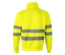 VELILLA SWEAT COL ZIPPÉ HAUTE VISIBILITE FLUO YELLOW