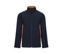 VELILLA BLOUSON SOFTSHELL BICOLORE NAVY / ORANGE