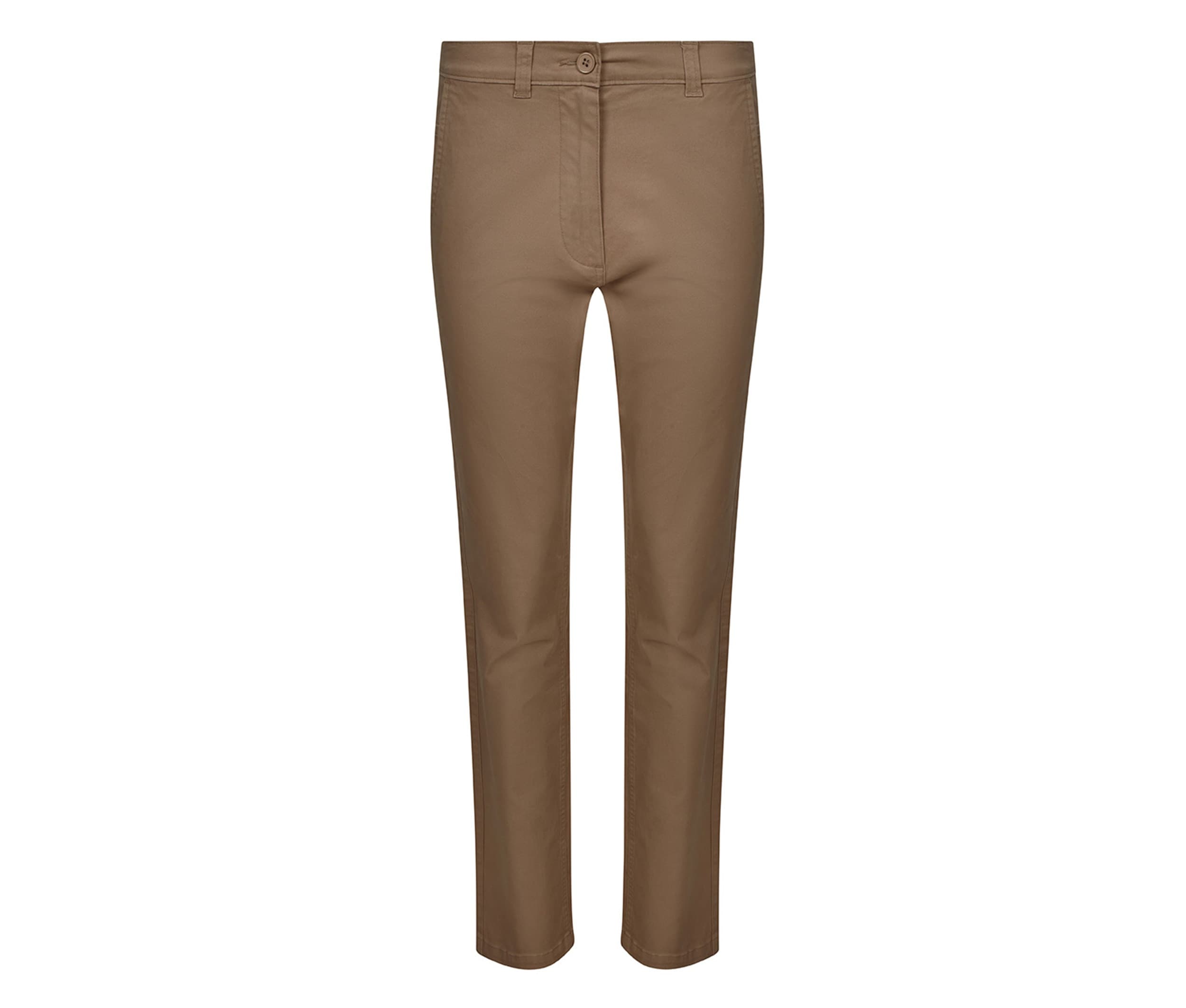 PANTALON CHINO STRETCH FEMME BEIGE