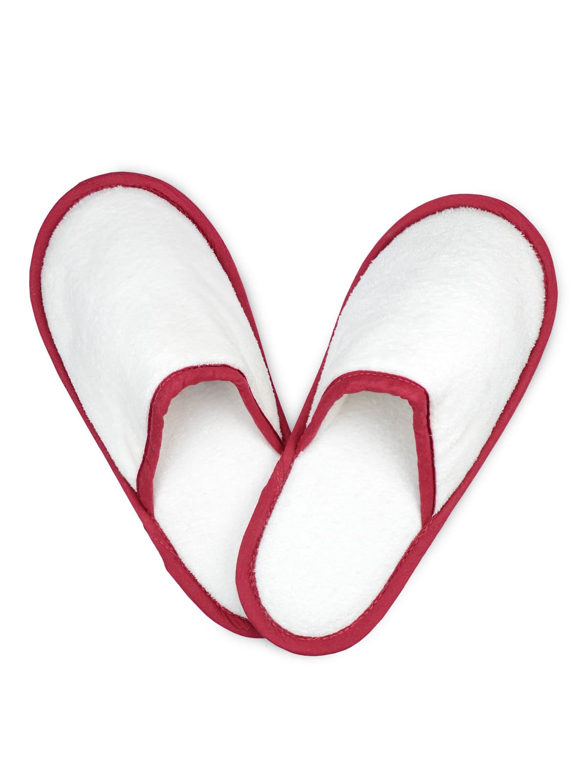 Chaussons WHITE / BURGUNDY