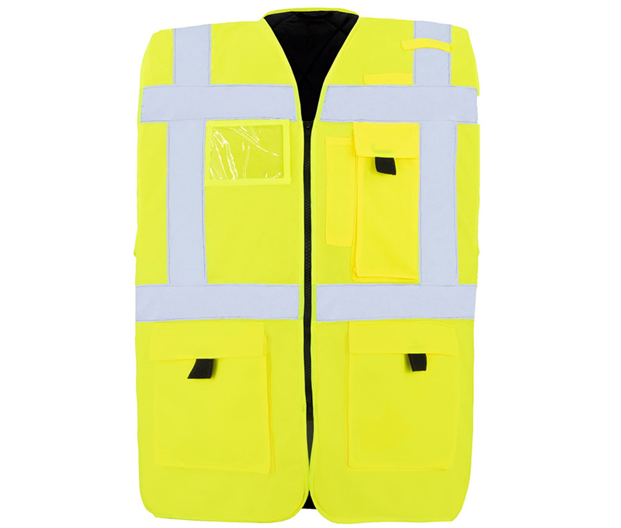 Gilet de sécurité multifonctionnel avec poches HI VIS YELLOW