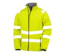 RESULT Veste Softshell 2 couches haute visibilité FLUO YELLOW