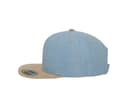 FLEXFIT Casquette snapback toucher velours BLUE / BEIGE