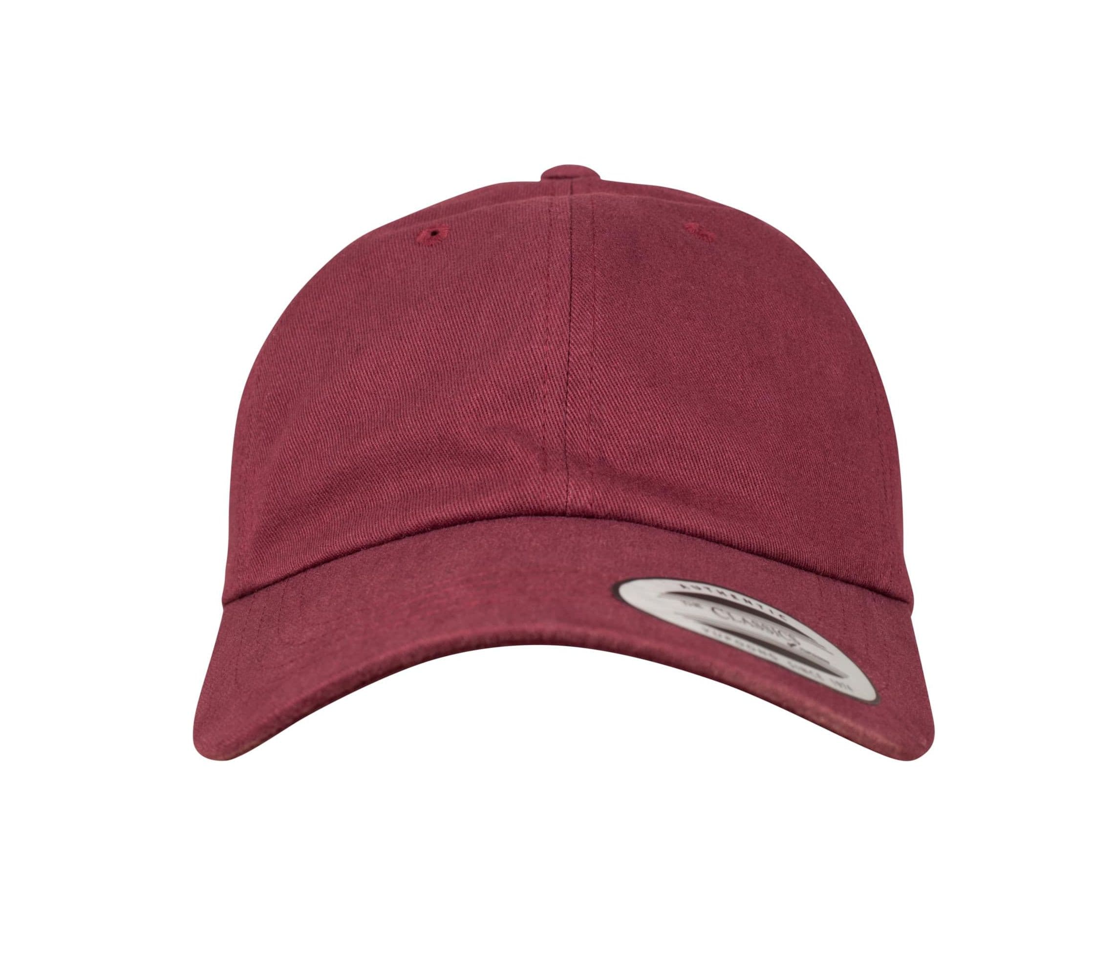 Casquette toucher peau de pêche MAROON