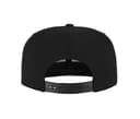 FLEXFIT Casquette 6 pans impression rose sur la visière BLACK / GREY