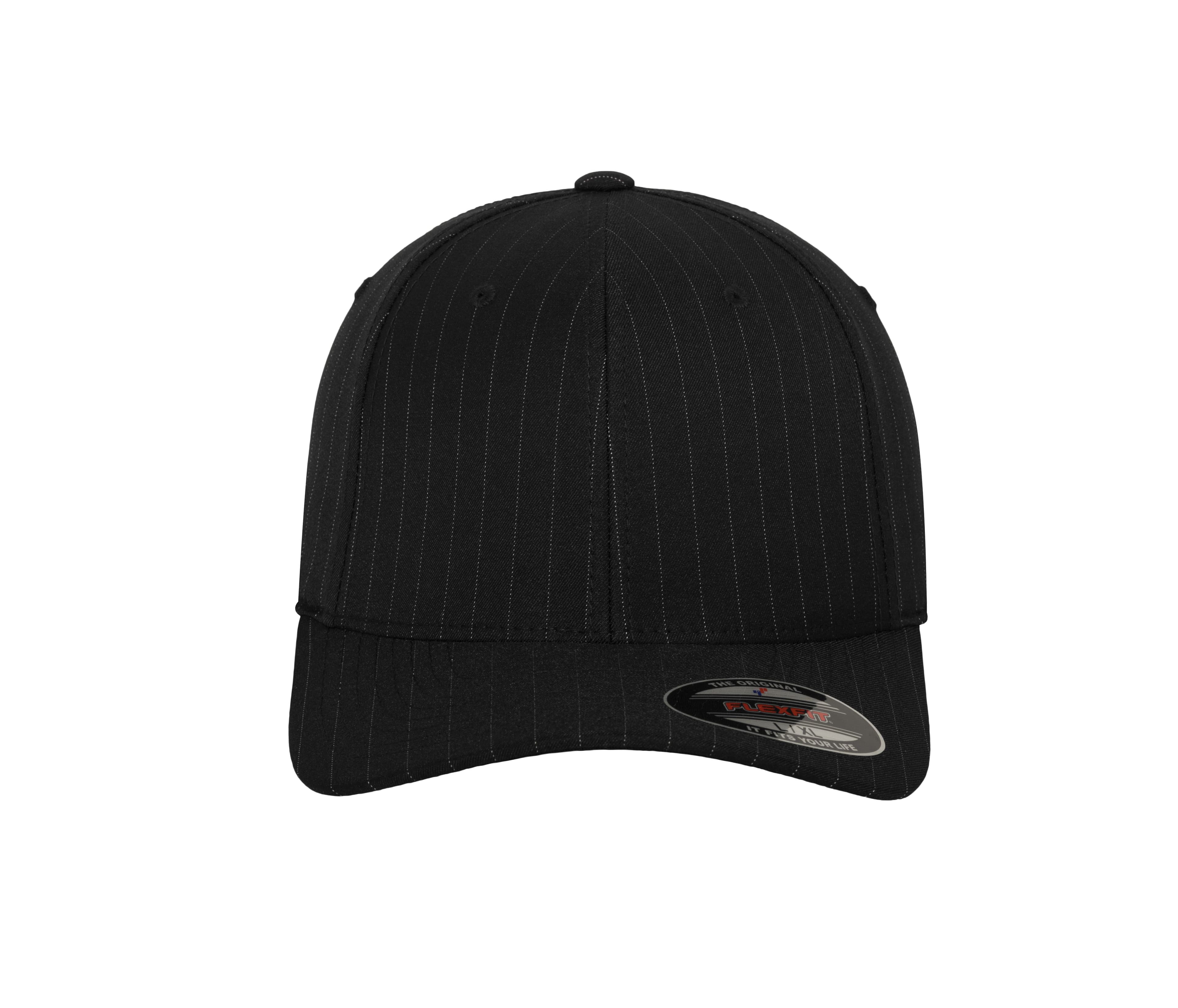 Casquette baseball rayée BLACK / WHITE