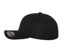 FLEXFIT Casquette baseball rayée BLACK / WHITE