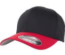 FLEXFIT Casquette baseball bicolore BLACK / RED