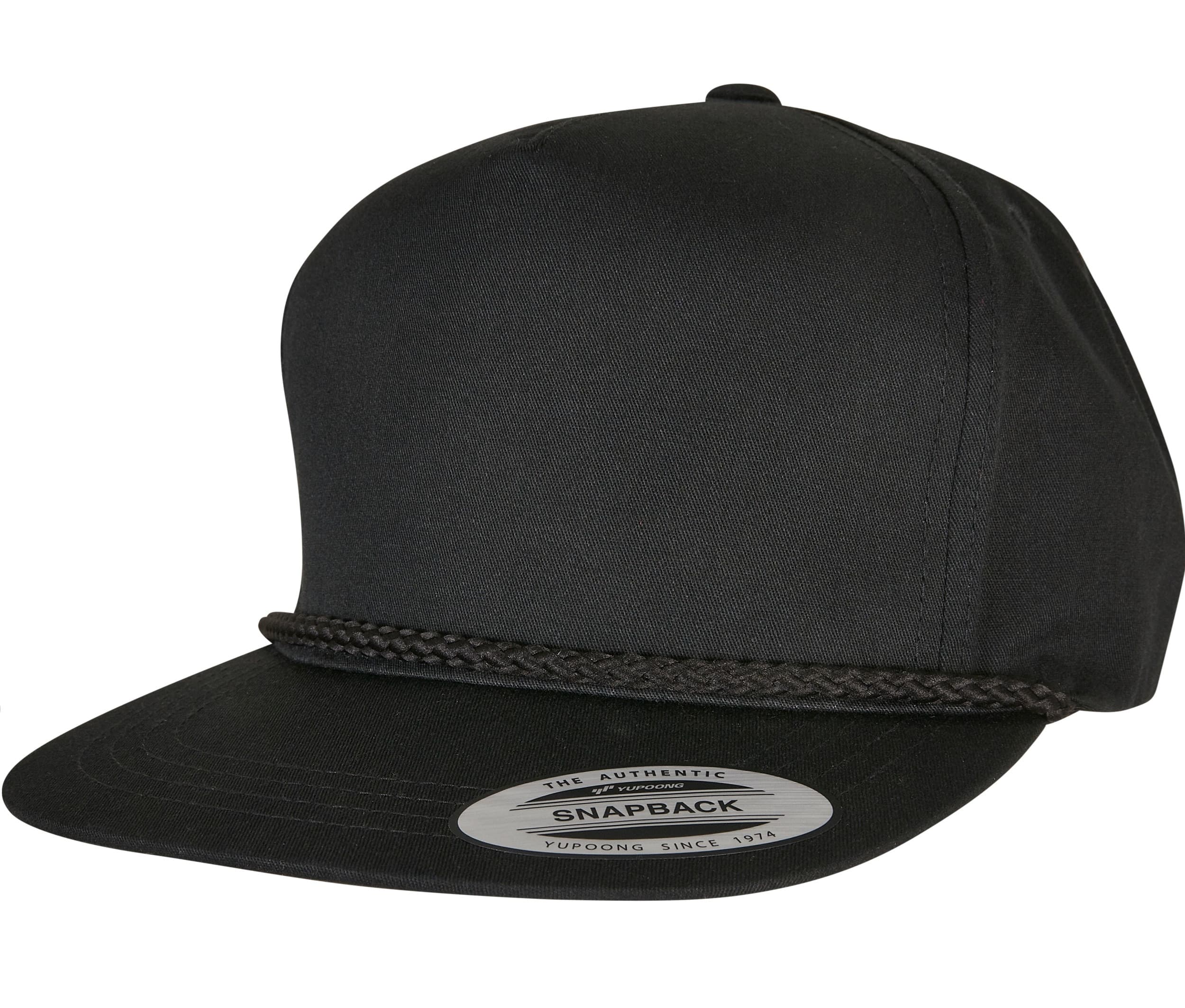 Casquette de golf visière plate BLACK
