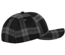 FLEXFIT Casquette style écossais BLACK / GREY