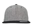 FLEXFIT MELANGE SOLID SNAPBACK BLACK MELANGE / BLACK