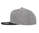 FLEXFIT MELANGE SOLID SNAPBACK BLACK MELANGE / BLACK