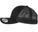 FLEXFIT Casquette visière incurvée style trucker BLACK