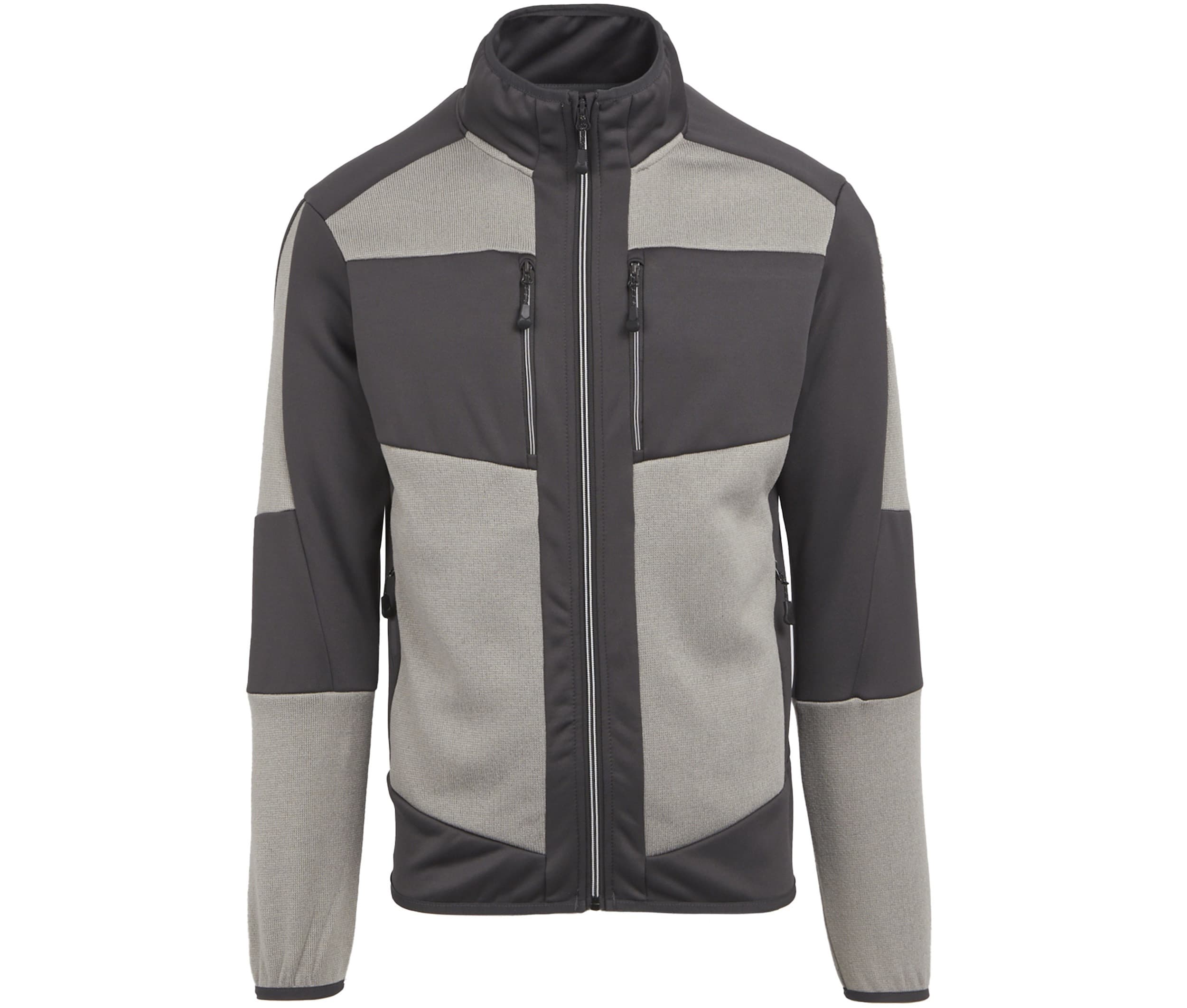 Polaire chinée effet tricot MINERAL GREY / ASH