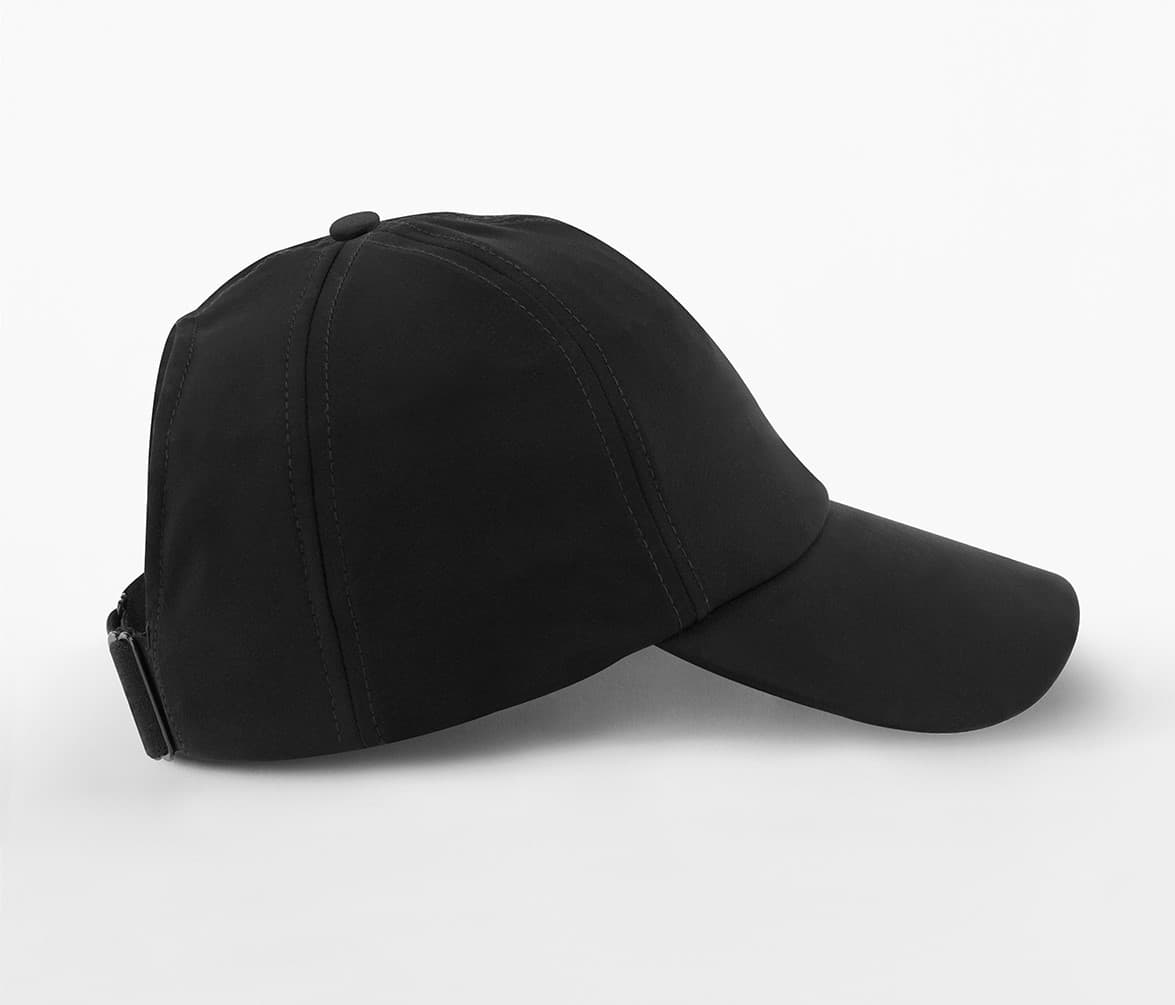 Casquette de sport ouverture queue de cheval BLACK