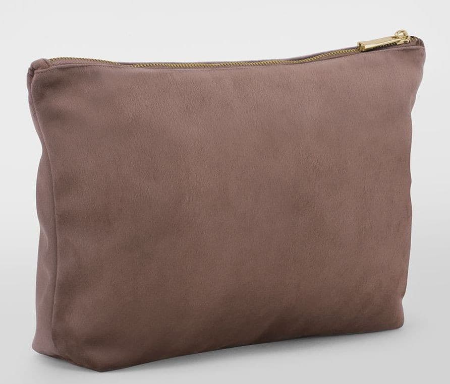 Pochette en velours ROSE QUARTZ