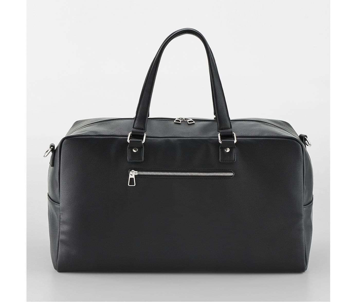 Sac de voyage en simili BLACK