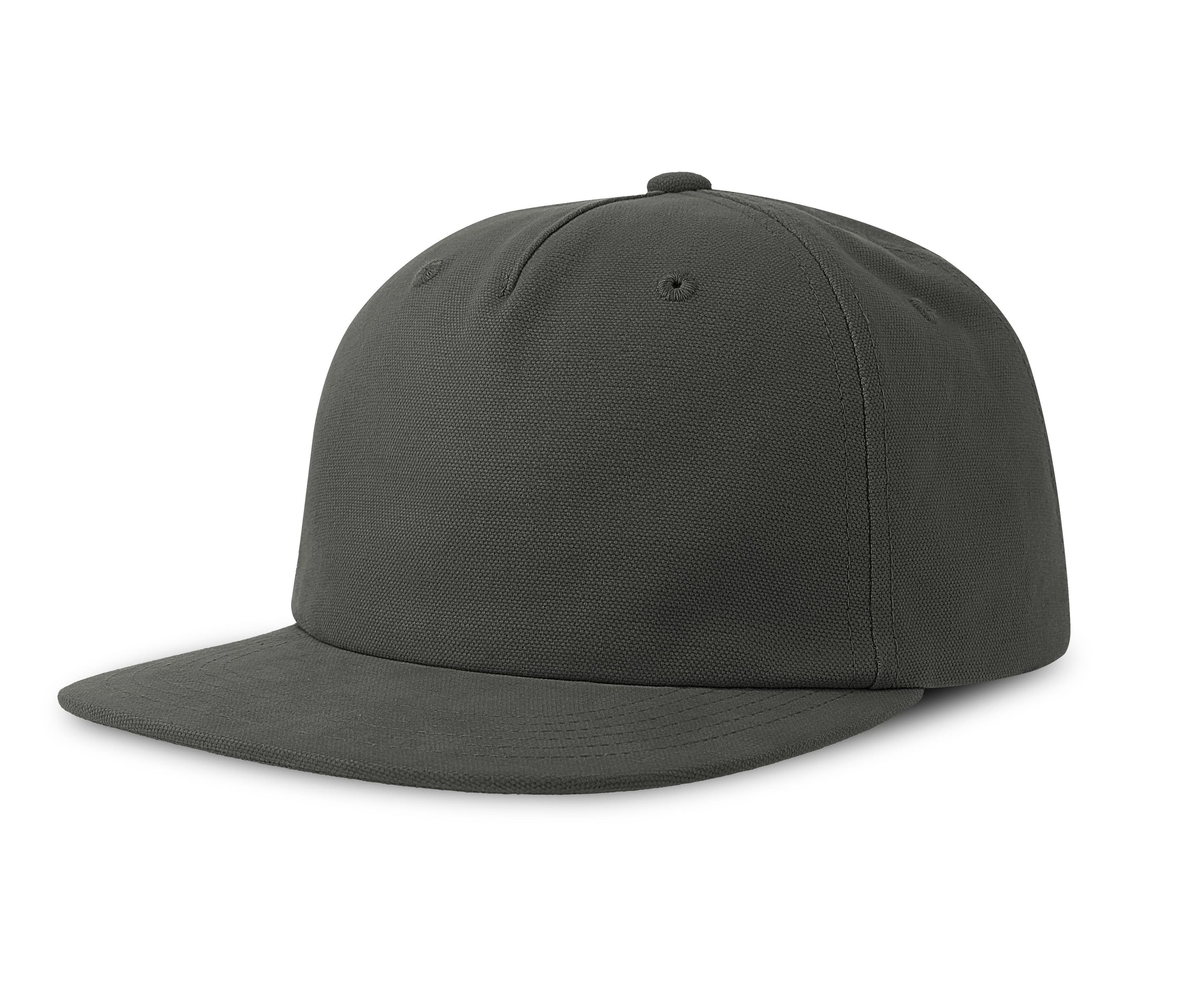 Casquette vintage visière plate DARK GREY