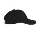 ATLANTIS HEADWEAR Casquette 6 pans liseré réfléchissant BLACK