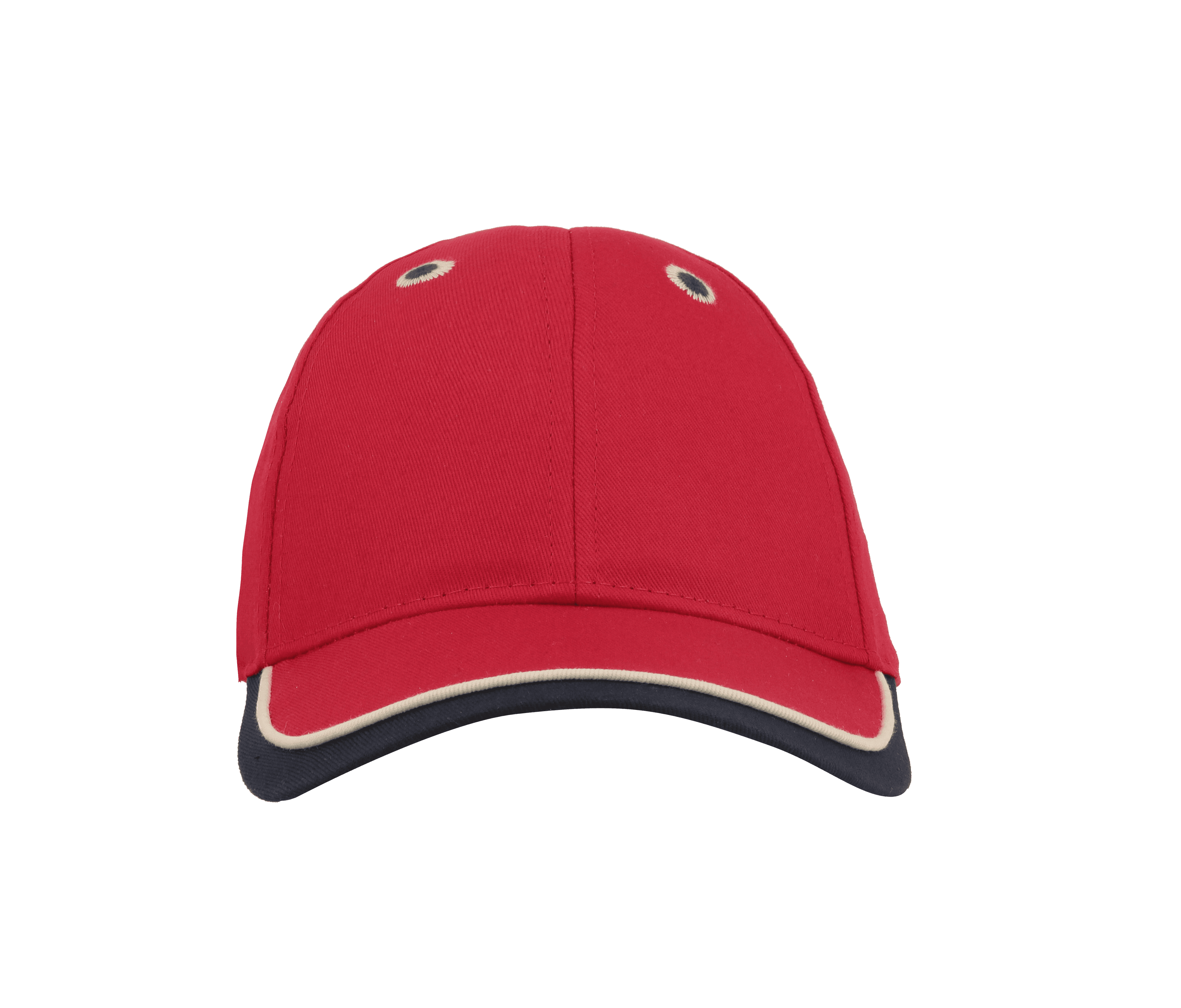 Casquette baseball 5 pans RED / NAVY
