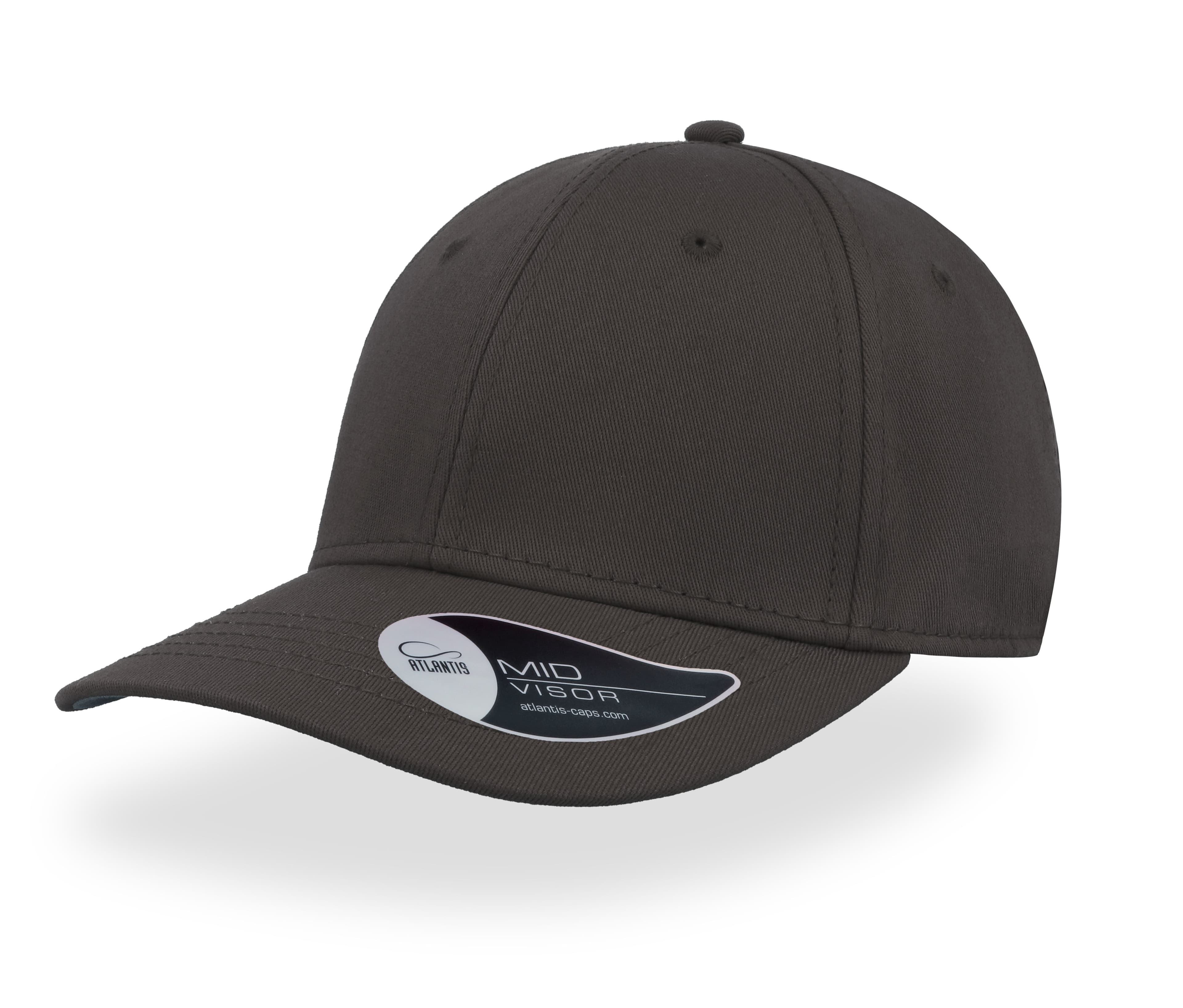 Casquette baseball 6 panneaux DARK GREY