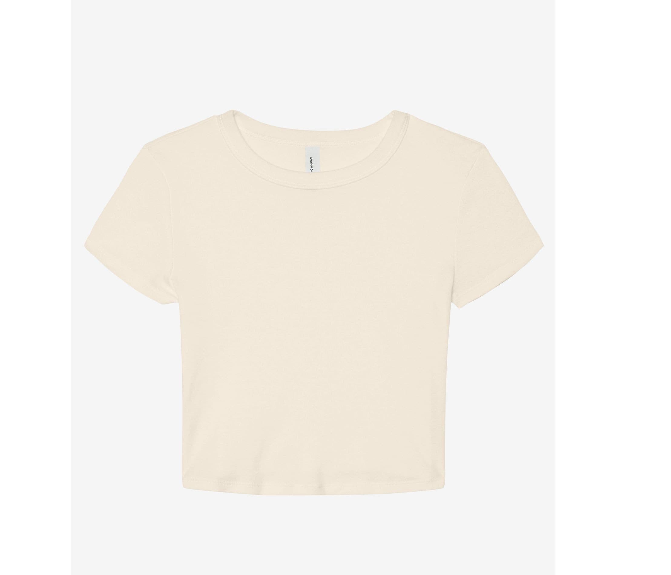 Tee-shirt court femme SOLID NATURAL BLEND