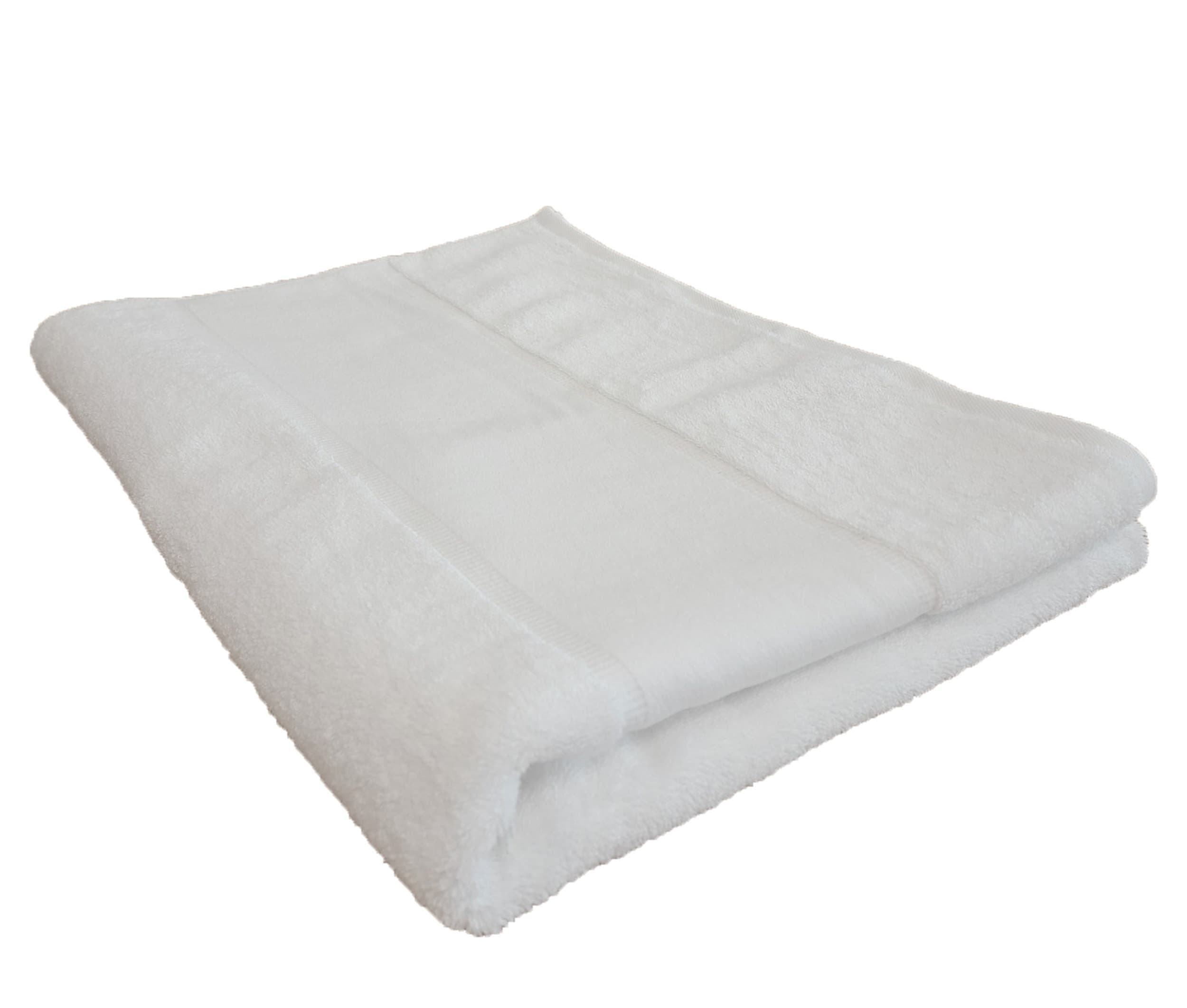 Serviette de bain en coton organique WHITE