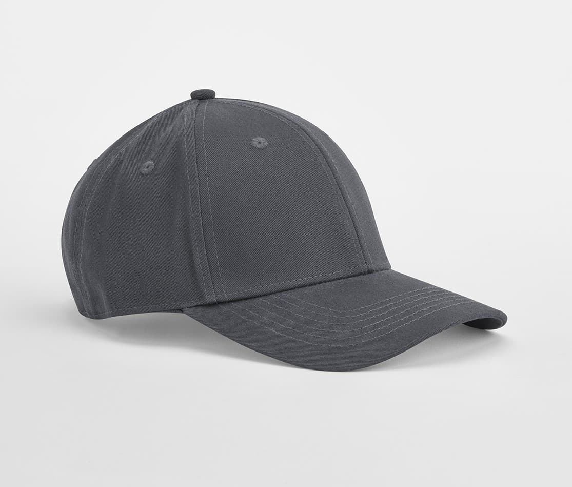 Casquette 6 panneaux en coton organique GRAPHITE GREY