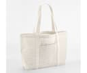 WESTFORD MILL Grand sac shopping rayé GREY STRIPE