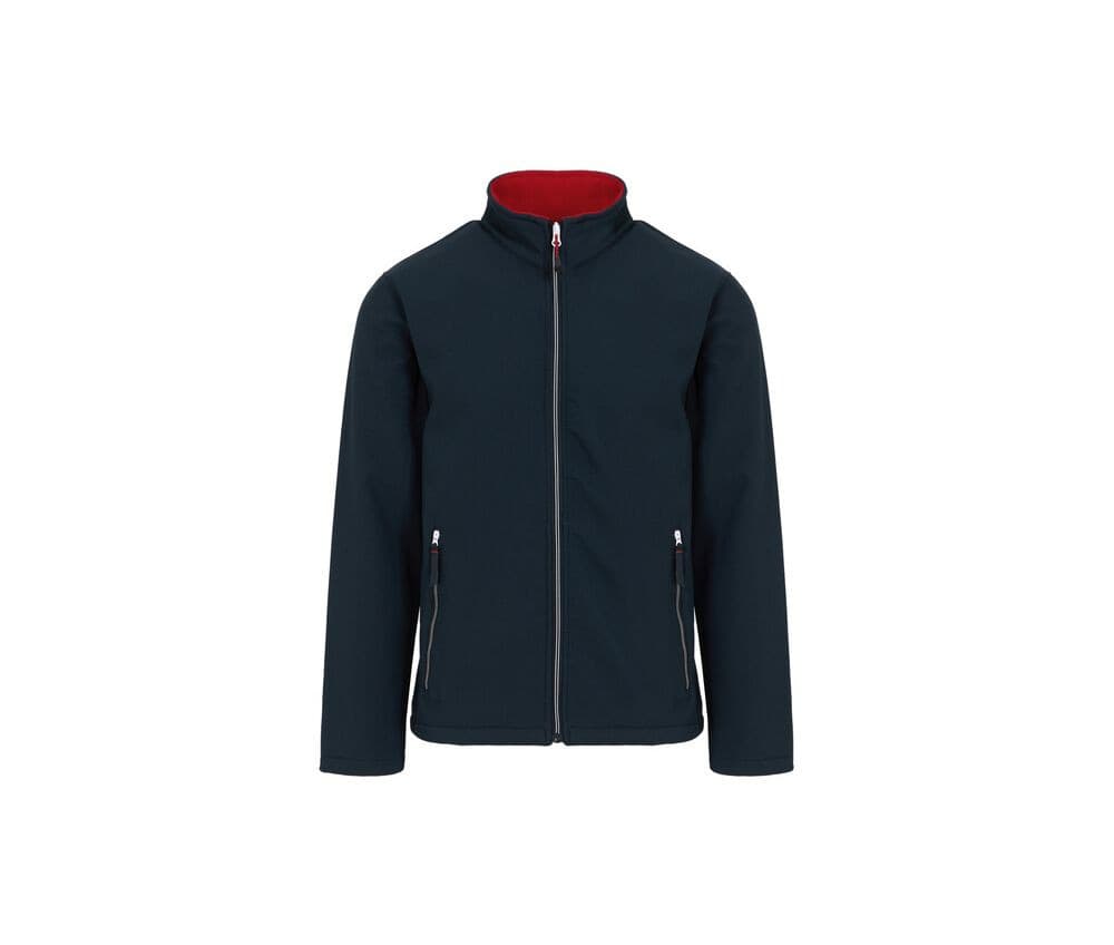 Veste Softshell 2 couches NAVY / CLASSIC RED