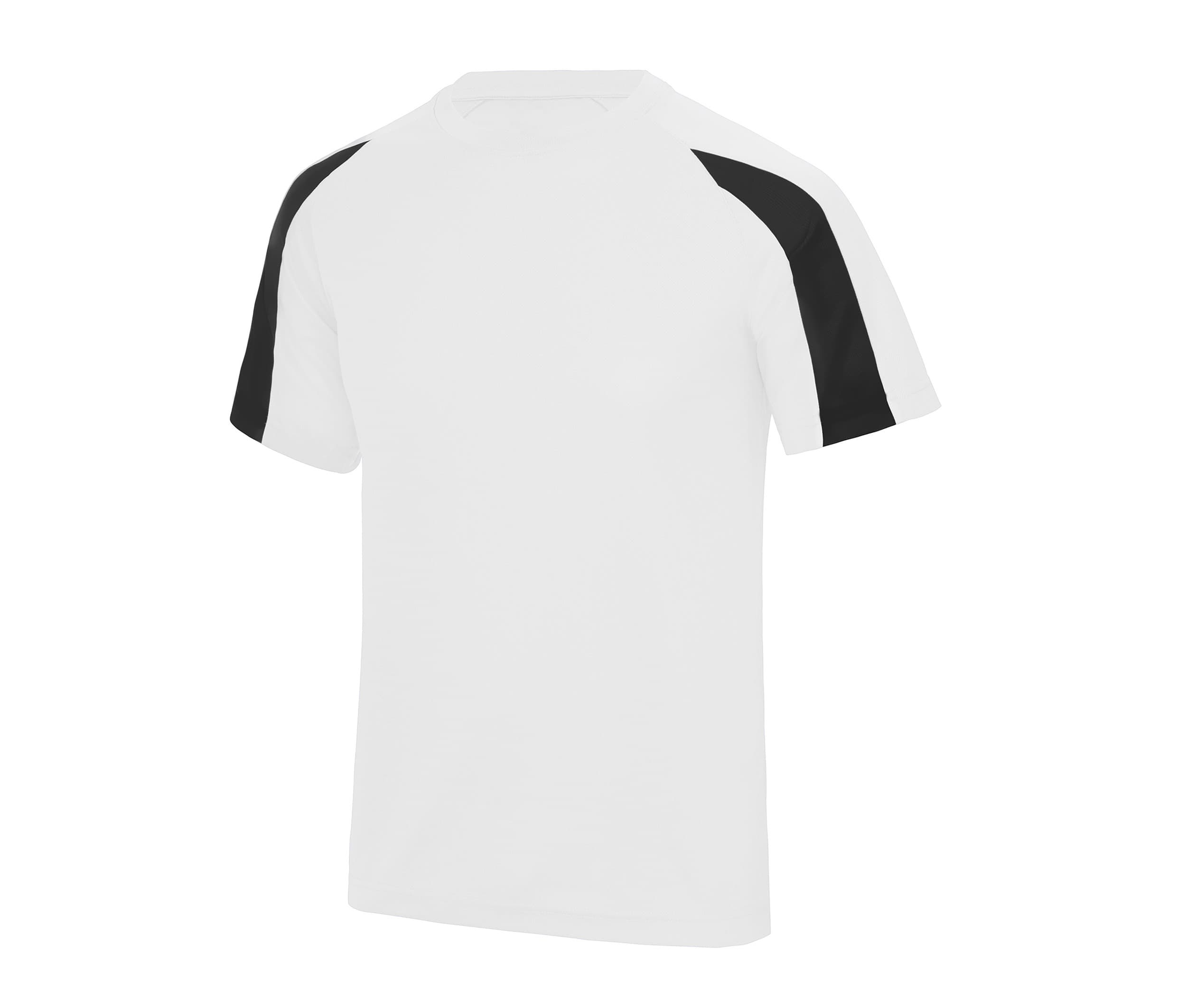 Tee-shirt de sport contrasté ARCTIC WHITE/JET BLACK
