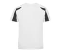 JUST COOL Tee-shirt de sport contrasté ARCTIC WHITE/JET BLACK