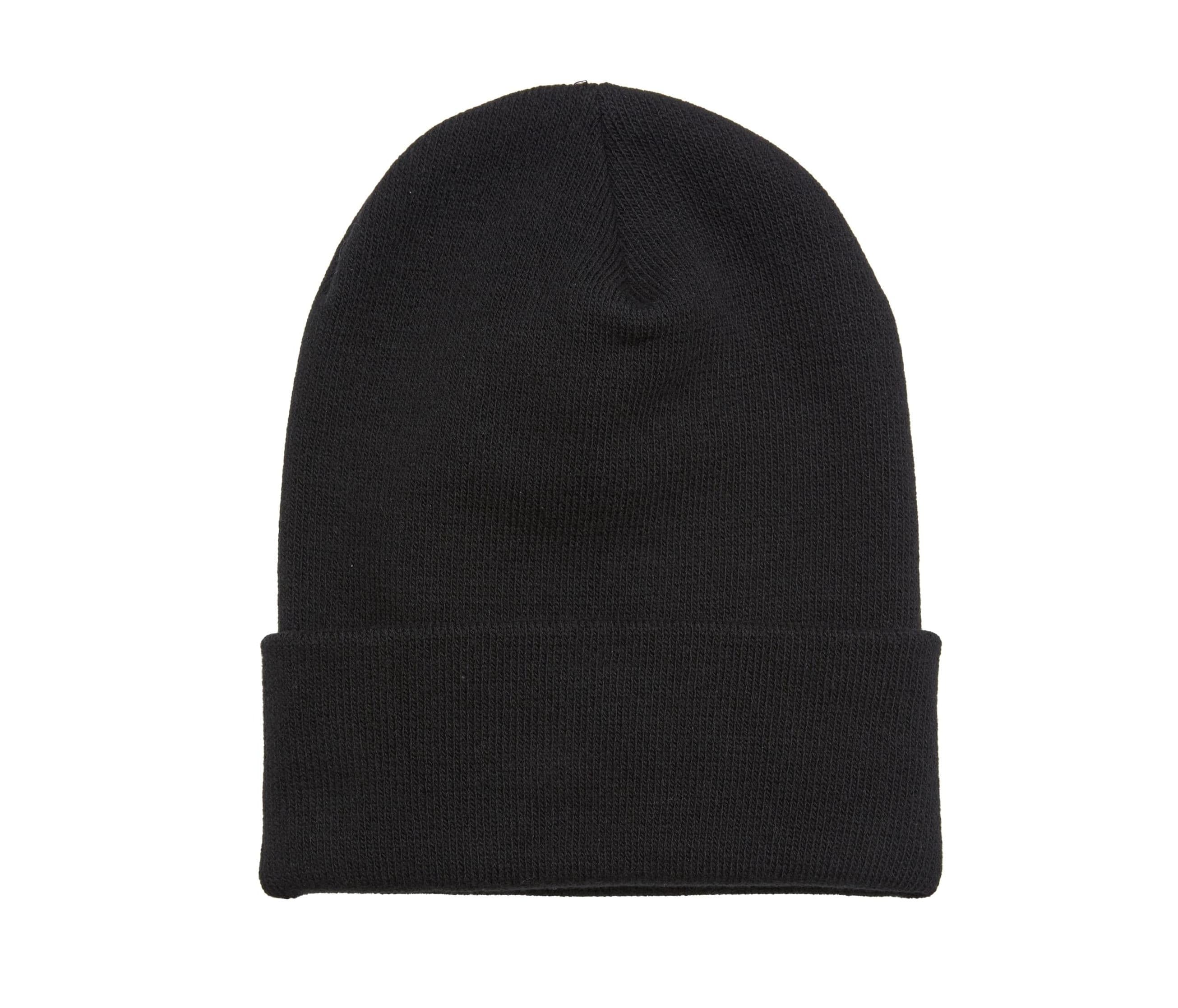 HEAVYWEIGHT ORGANIC LONG BEANIE BLACK
