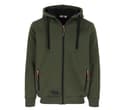 HEROCK Sweat zippé à capuche déperlant KHAKI