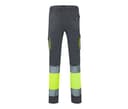 VELILLA PANTALON STRETCH MULTIPOCHES GREEN / FLUO YELLOW