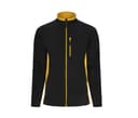 VELILLA VESTE POLAIRE BICOLORE BLACK / YELLOW