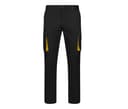 VELILLA Pantalon de travail bicolore BLACK / YELLOW