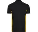 VELILLA POLO BICOLORE MANCHES COURTES BLACK / YELLOW
