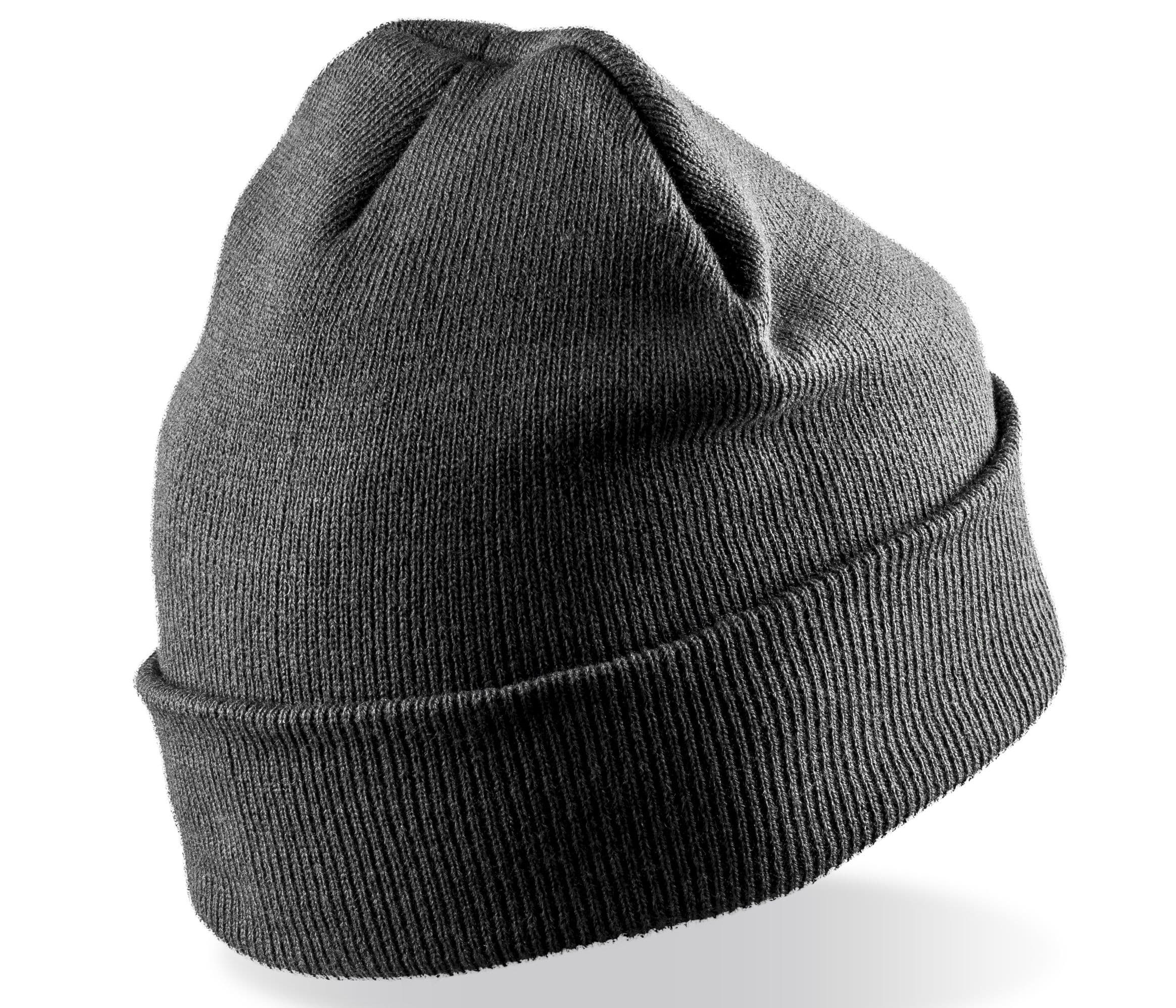 Bonnet épais en polyester recyclé CHARCOAL GREY