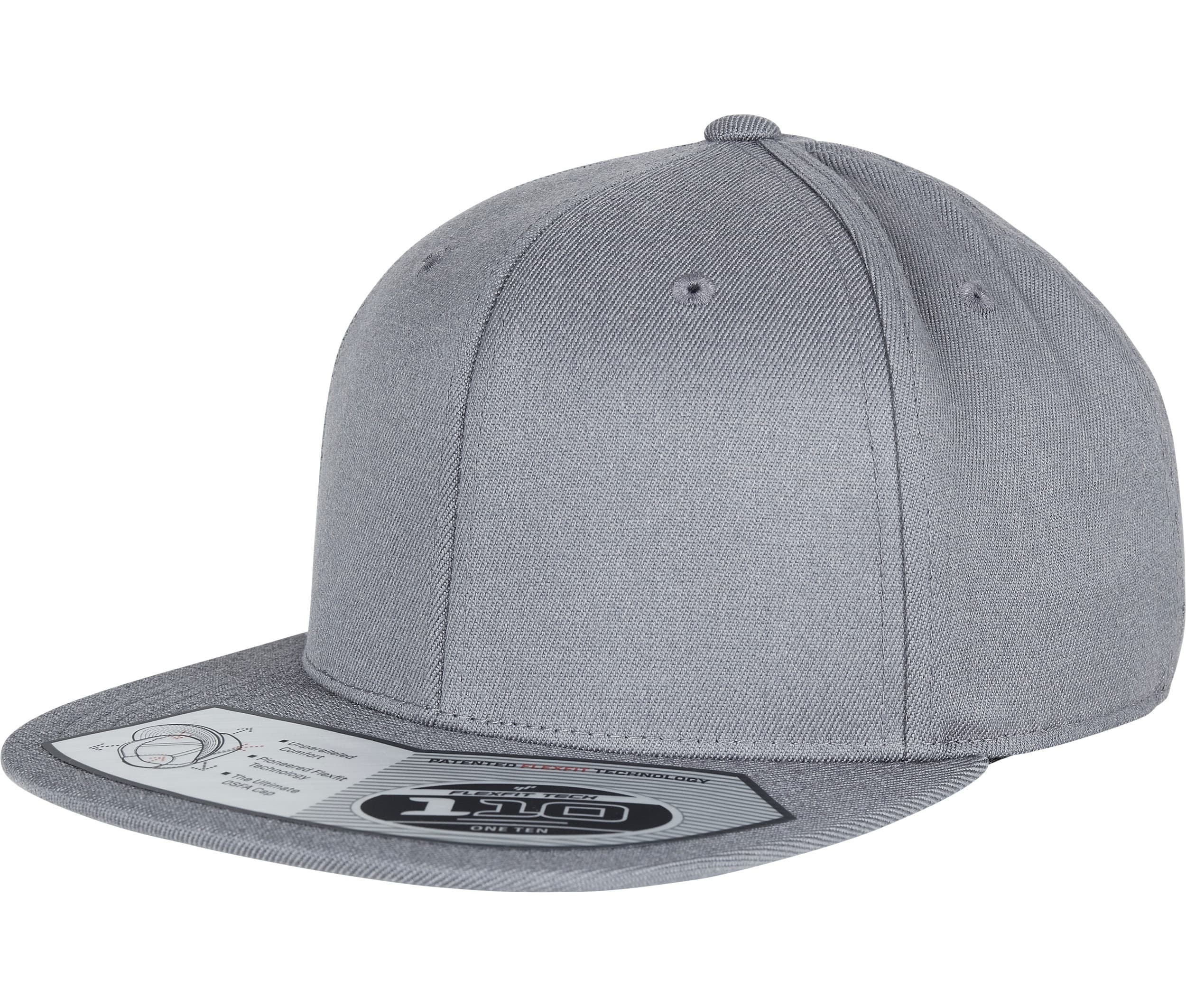 Casquette ajustée à visière plate GREY