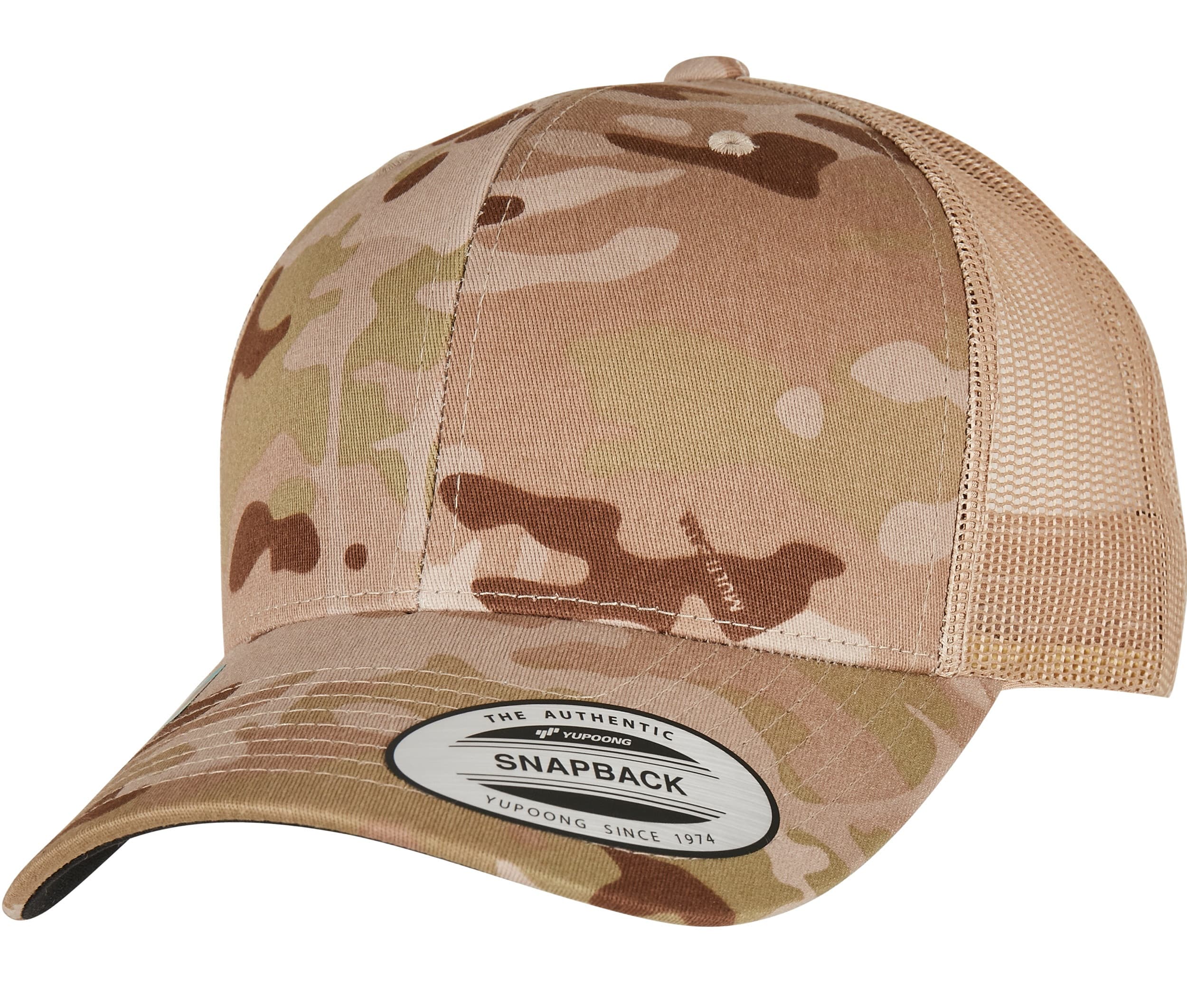 Casquette style trucker camouflage MULTICAM® ARID/TAN