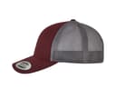 FLEXFIT Casquette style trucker MAROON / GREY