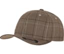 FLEXFIT Casquette motif prince de galles BROWN / KHAKI