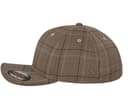 FLEXFIT Casquette motif prince de galles BROWN / KHAKI