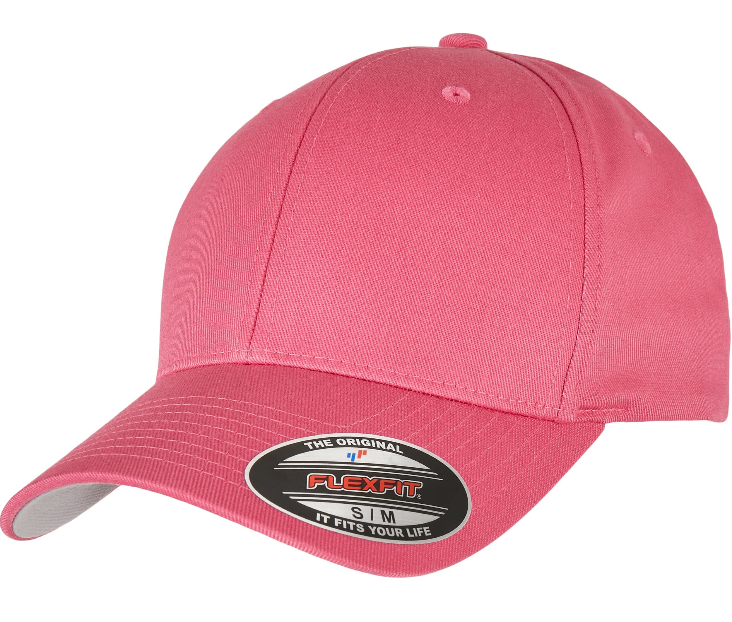 Casquette baseball 6 pans DARK PINK