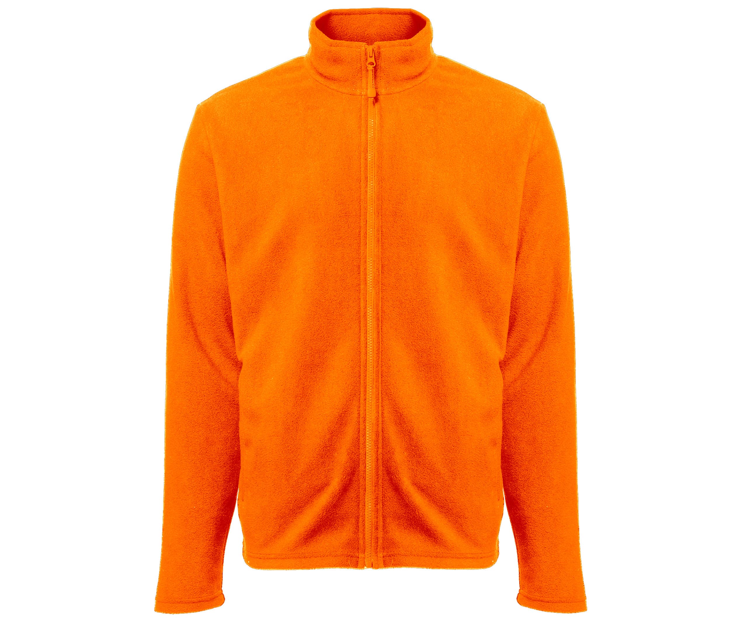 Veste polaire homme zippée ORANGE