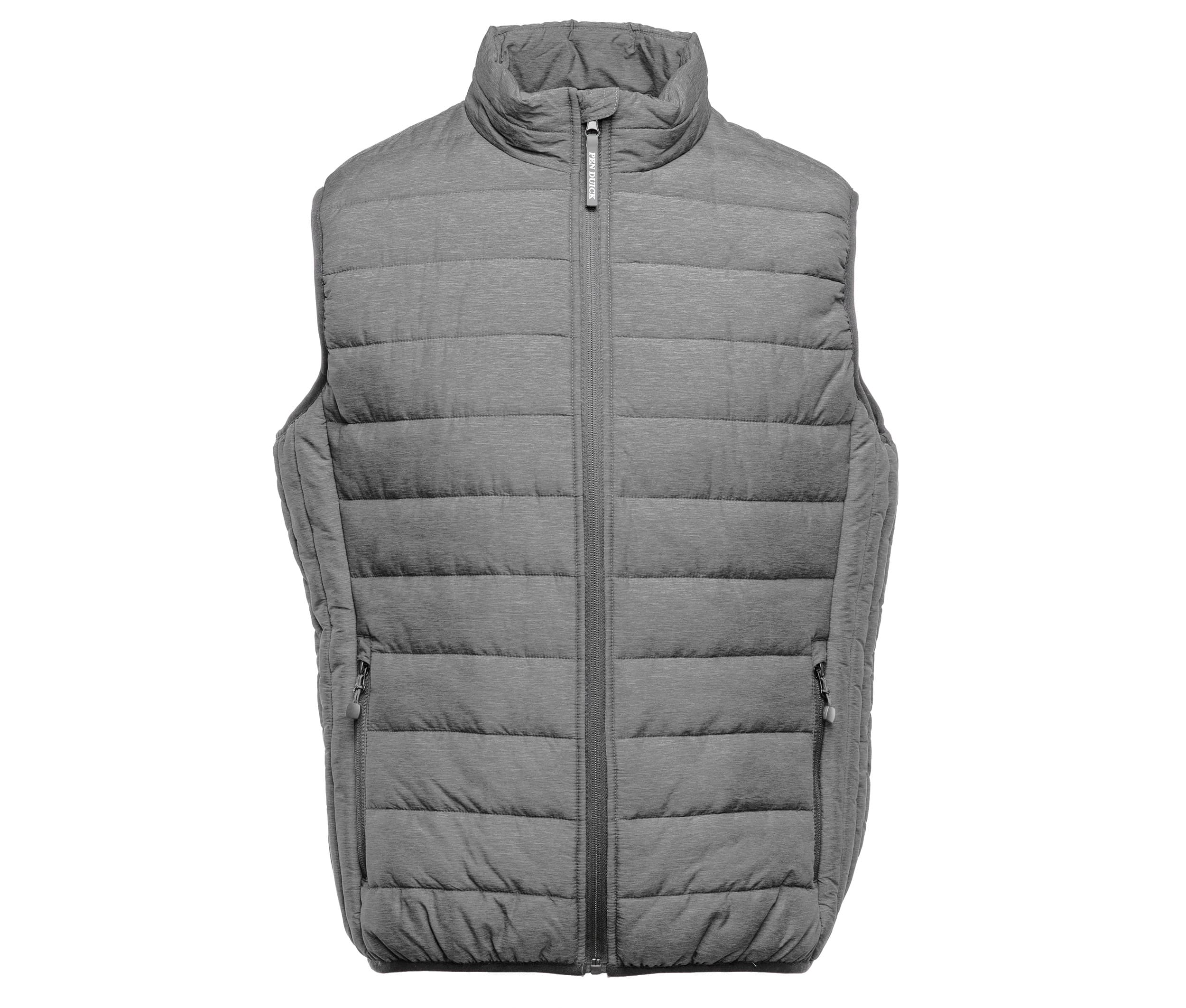 Bodywarmer homme en polyester recyclé MARL LIGHT GREY