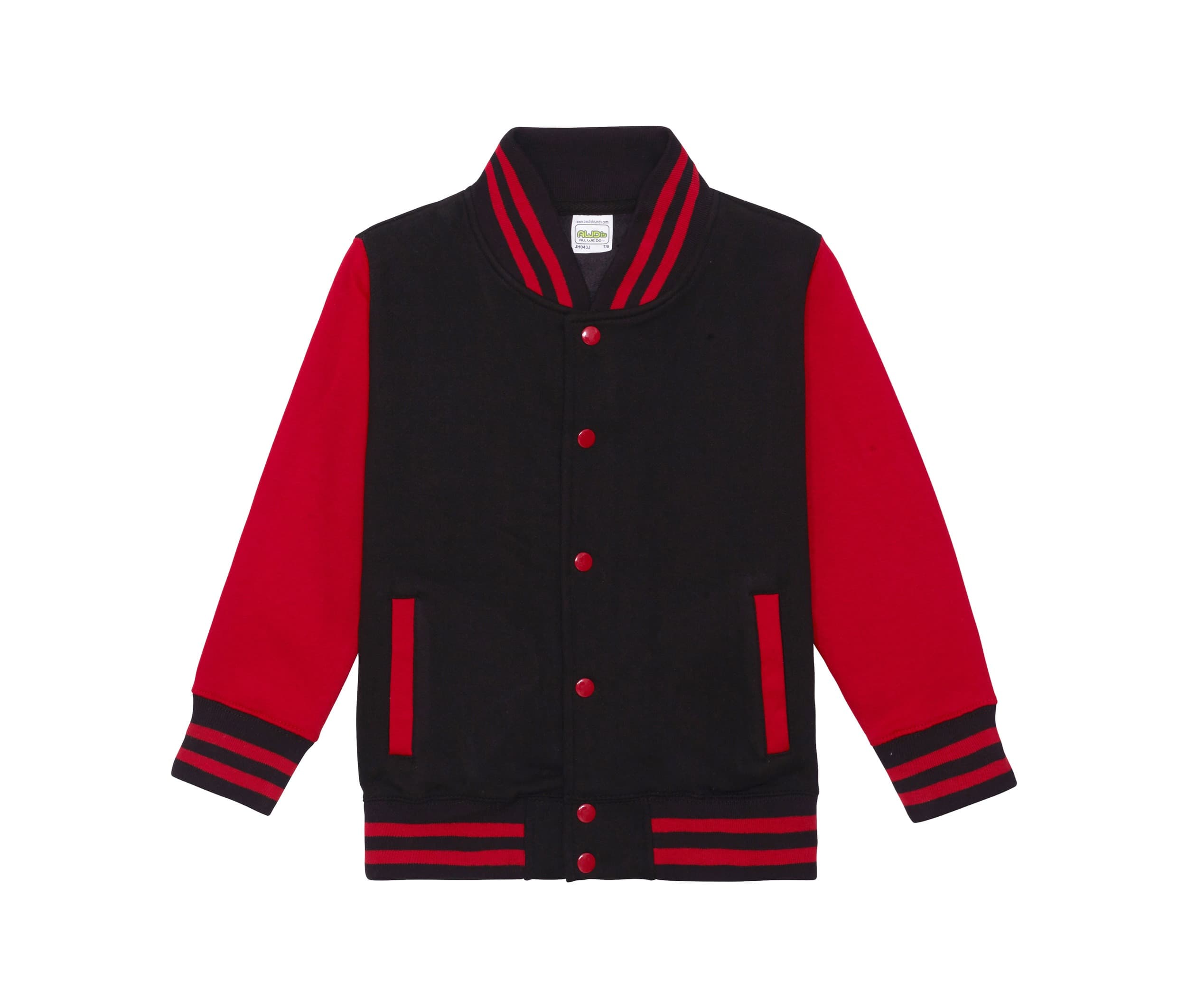 Sweat baseball enfant JET BLACK/FIRE RED