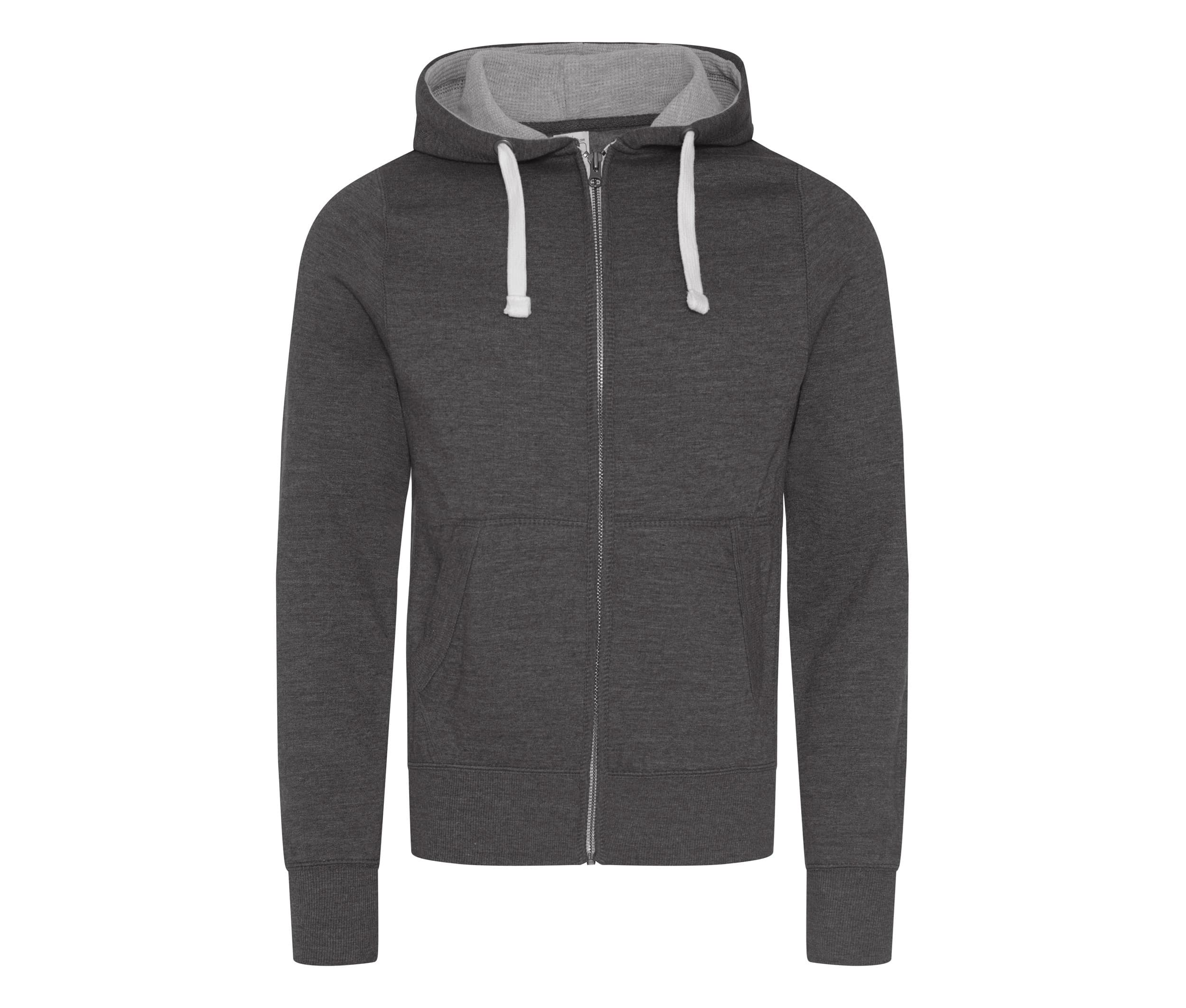 Sweat zippé lourd CHARCOAL